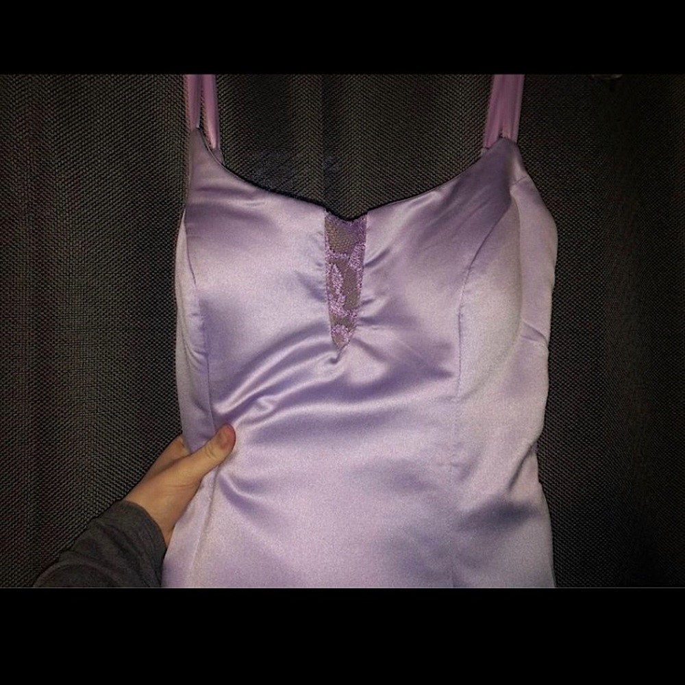 GORGEOUS vintage satin purple revamped dress